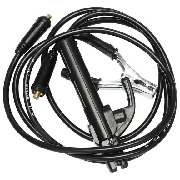 Professional 300A Ground Welding Earth Clamp Clip Set for Mig Tig ARC Machine 1.5M Cable 10-25 Plug