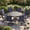 Black Table-Blue Chairs, variant on Vicllax 5Piece Outdoor Patio Dining Set, 41 Inch Round Table with Umbrella Hole and All-Weather Patio Swivel Chairs set of 4, Gray Table and Gray Chairs