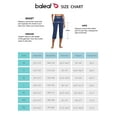 thumbnail image 6 of BALEAF Womens Yoga Capri Pants High Waist Capri Leggings with Pockets Wide Leg Crop Exercise Workout Summer Pants Navy Blue L, 6 of 6