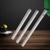 WORGEOUS  Barbecue Stick Skewers Flat Grilling for Kabobs Bbq Accessories Silver