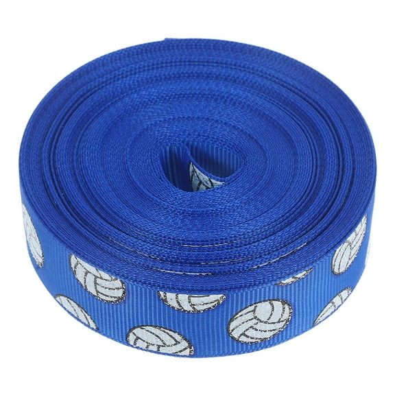 HONITANO 1 Roll Rectangular Shiny Volleyball Ribbon for Hair Accessories and Team Spirit 353.70X0.86X0.04in