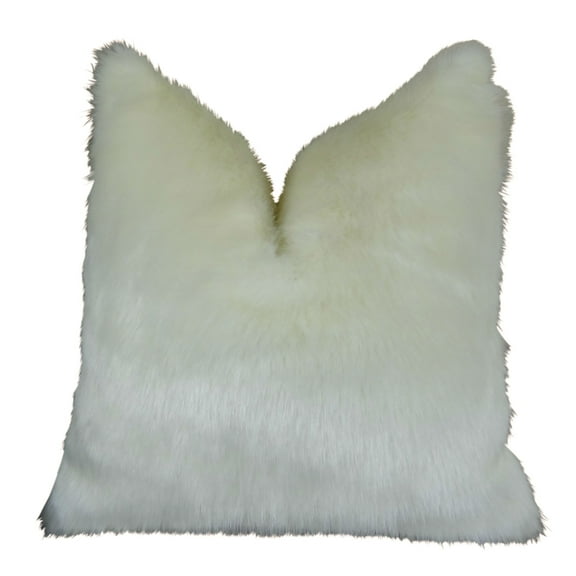 Plutus Arctic Fox Handmade Throw Pillow