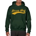 thumbnail image 2 of Green Bay Baseball Script - Hometown Pride, Pitcher Hoodie - 3X-Large - Forest, 2 of 6