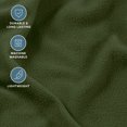 thumbnail image 5 of Bare Home Cozy Fleece Sheet Set - Extra Plush Polar Fleece - Deep Pocket - Full, Cypress, 5 of 10