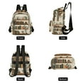 thumbnail image 4 of FORMRS Mini Backpack Purse for Women Quilted Travel Daypack Casual Shoulder Bag, Shelf Plants, 4 of 7