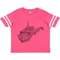 thumbnail image 3 of Inktastic West Virginia State Word Salad Boys or Girls Toddler T-Shirt, 3 of 5