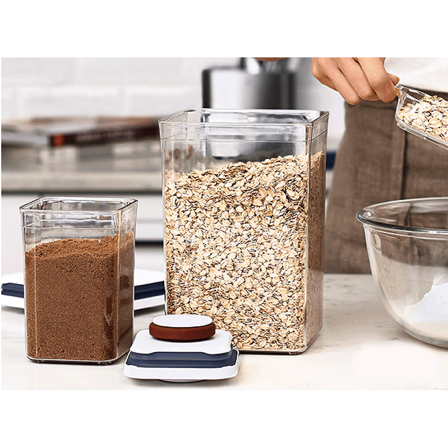  OXO Good Grips POP Container 1/2 Cup Scoop, Clear: Home &  Kitchen