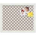 thumbnail image 2 of PinPix 15x12 Custom Cork Bulletin Board Light Brown Clover Poster Board Has a Fabric Style Canvas Finish, Framed in Light Brown Clover, by ArtToFrames (PinPix-540), 2 of 5