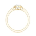 thumbnail image 3 of Rosec Jewels Lab Created Diamond Engagement Ring - 6X8 mm Oval, EF-VS Grade Certified, 10K Yellow Gold, US 8.50, 3 of 9