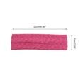 thumbnail image 4 of Unique Bargains 1 Pc Perspiration-Wicking Headband for Yoga Pink, 4 of 6