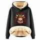 thumbnail image 1 of WILLBEST Sudadera de Mujer con Capucha y Estampado de Vaca Navideña Grande, 1 of 4