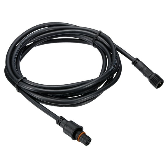 Uxcell 9.84ft 4 Pin 22AWG Extension Cable Wire with Male and Female, Black