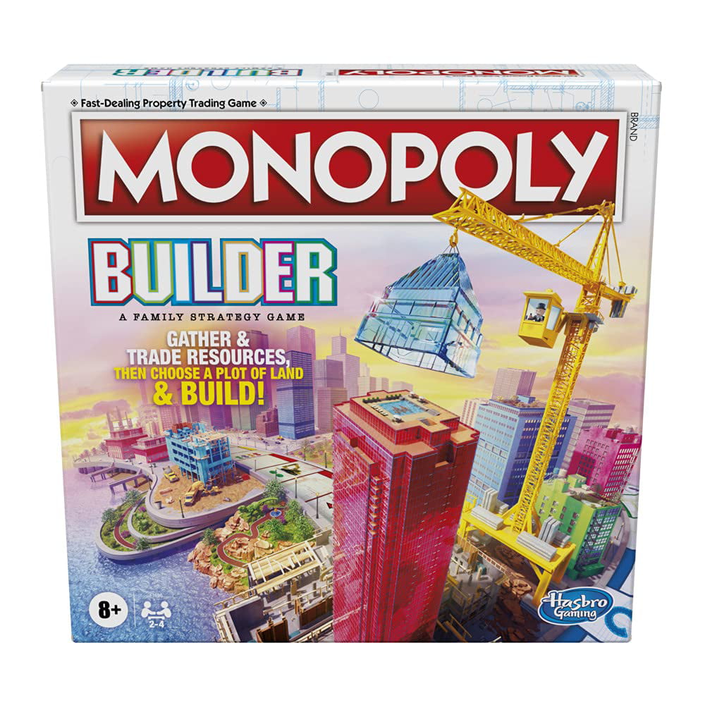 Monopoly Builder Board Game, Strategy Game, Family Game, Games for  Children, Fun Game to Play, Family Board Games | Walmart Canada