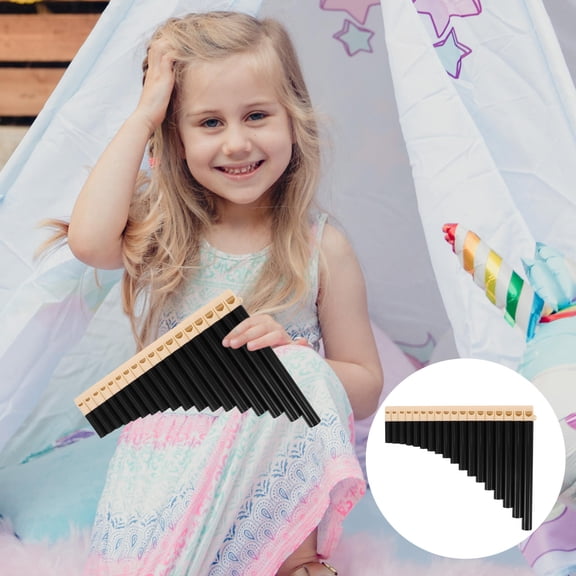CTIRCHIU Pan Flute Wind Instrument for Teaching Practice and Performance with Mouthpiece Set