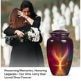 thumbnail image 3 of Dove Urn Set – Large 10 Inch Funeral Urn with 2 Small Keepsake Urns – Blue Bird Cremation Containers for Human Ashes Adult Male & Female (Size:- 10" 1 Pc, 3" 2 Pc), 3 of 8