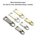thumbnail image 2 of serony 3pack/lot Metal Zippers Puller For Wide Application - Convenient And Detachable Practical Widely No. 5 * Gun color 1Set, 2 of 6
