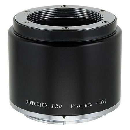 Fotodiox Pro Lens Mount Adapter - M39/L39 Visoflex SLR Screw Mount Lens to Nikon F Mount SLR Camera Body