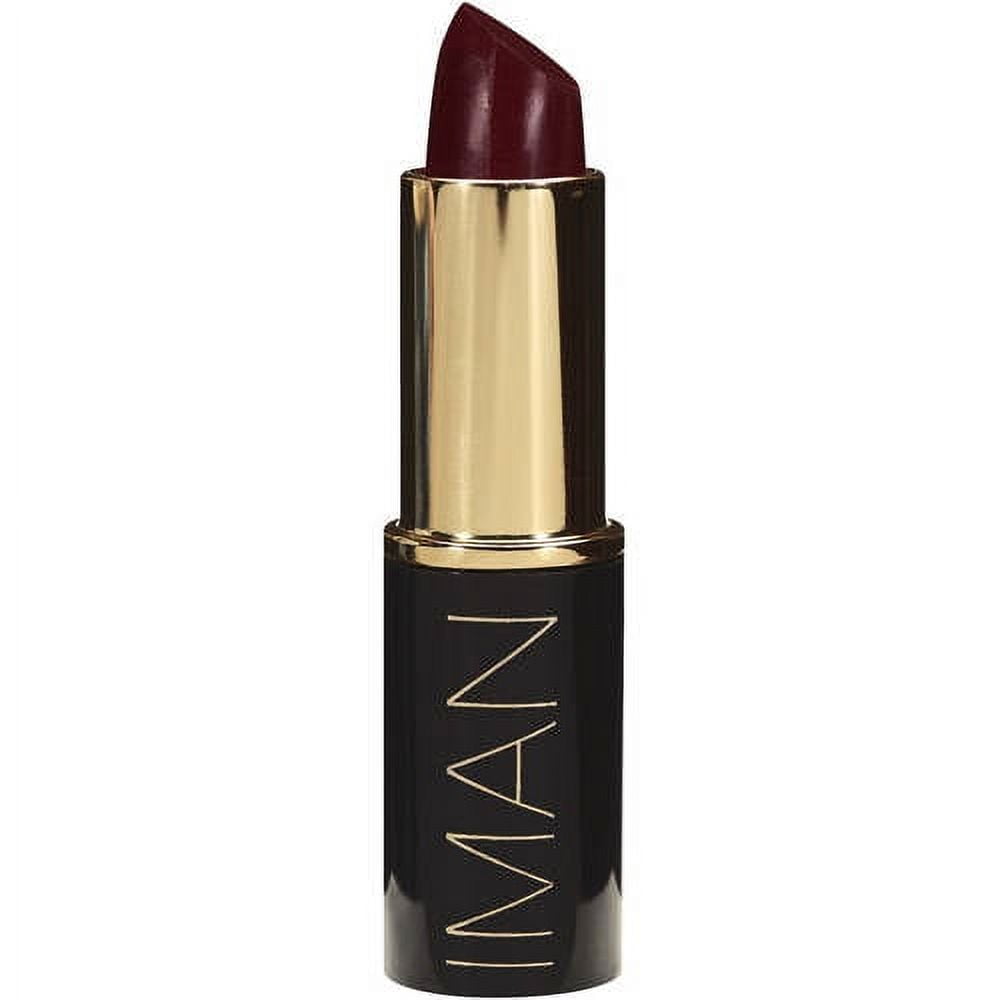 IMAN Luxury Moisturizing Lipstick, Black Brandy