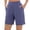 Navy, variant on Asxite Womens Shorts High Waisted Solid Stretchy Soft Workout Yoga Cargo Pockets Casual Summer