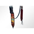 thumbnail image 3 of Bar H Equine Sunflower Hand Painted Horse Western Leather Headstall Dark Brown, 3 of 3