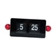 thumbnail image 4 of Reloj de mesa giratorio automático con pantalla de números grandes, decoración creativa para el hogar, regalo de inauguración de la casa Rojo negro, 4 of 9