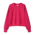 thumbnail image 6 of Long Sleeve Tops Women Oversized Crew Neck Casual Pullover Sweatshirt,S, 6 of 6