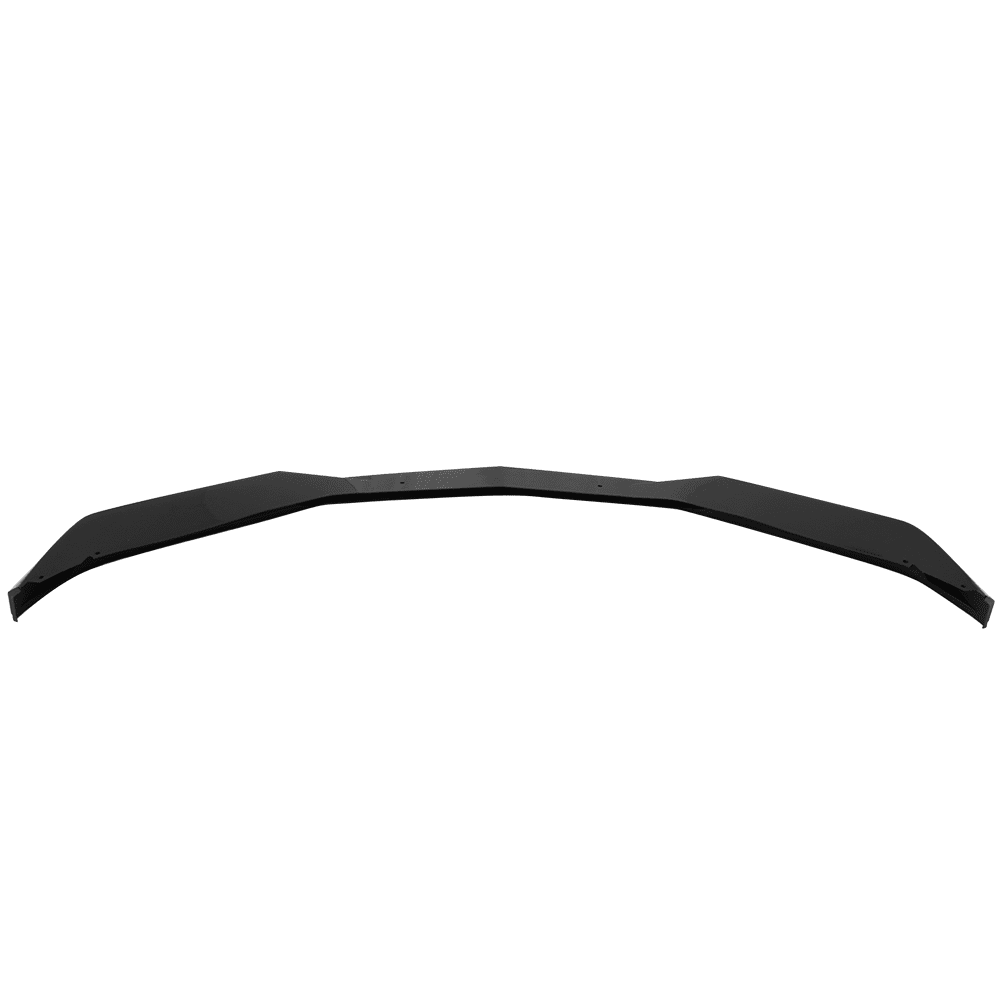 Ikon Motorsports Compatible with 16-18 Chevy Camaro  LT and RS Model Only, ZL1 Style Front Bumper Lip PP Gloss Black
