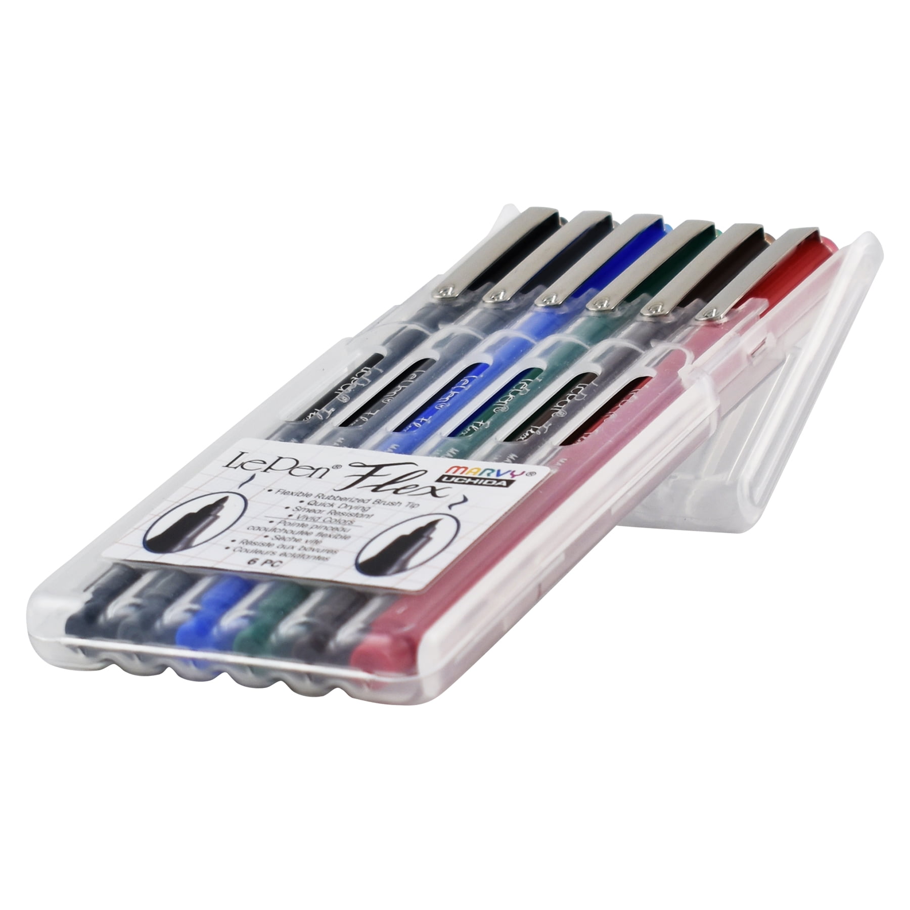 Le Pen Flex Primary Set with Flexible Brush Tip for Creative Journaling