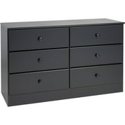 Black Cherry Dressers Astrid 6 Drawer Dresser Multiple Finishes
