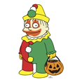 thumbnail image 2 of Mens The Simpsons Halloween Clown Ralph T Shirt, 2 of 5