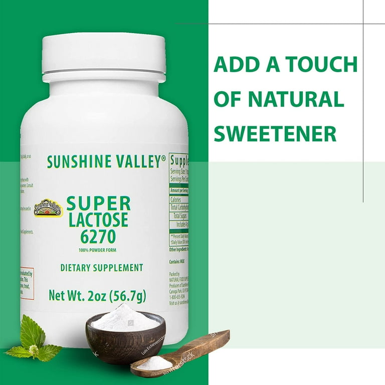 Sunshine Valley® Super Lactose 6270 Dietary Supplement Powder 2 oz