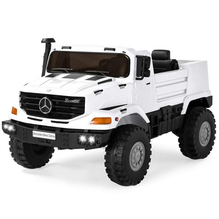 Best Choice Products Kids 24V 2-Seater Mercedes-Benz Ride On SUV Truck w/  Remote Control, 3.7 MPH Max, Lights - Red