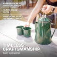 thumbnail image 3 of Cafetera Percoladora COLETTI Verde 12 Tazas para Camping y Hogueras, 3 of 7