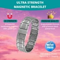 thumbnail image 2 of Wollet 3X Strength Titanium Magnetic Bracelet – Magnetic Bracelets for Men – Premium Fold-Over Clasp & Adjustable, 2 of 4