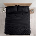 thumbnail image 3 of Juego de sábanas Utopia Bedding de microfibra totalmente cepillada, color negro, 3 of 6