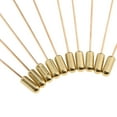 thumbnail image 6 of 10 Pieces Round Blank Setting Disc Stick Hat Pin for Findings Glue - Gold 7cm, 6 of 6