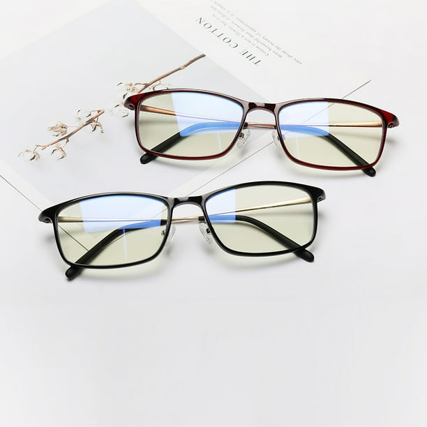 Gafas Xiaomi Mijia Gafas de luz anti azul Velocidad de bloqueo de luz azul Marco mixto de plastico dorado Proteccion ocular para hombres y mujeres Anti Blue Ray MIJIA Gafas Bodega Aurrera