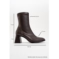 thumbnail image 4 of Plesa - Botas Café Obscuro de Tacón Cuadrado cafe 24 CM, 4 of 8