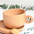 thumbnail image 6 of Joernso Good Carved Beautiful Coffee Cup Wood Natural Food-grade Milk Cup for Home, 6 of 7