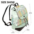 thumbnail image 2 of Disketp Books Mochila de Cuero para Mujer, Bolso de Espalda Antirrobo con Estilo para Viaje, Trabajo y Uso Diario, 2 of 4