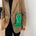 thumbnail image 4 of Bolso de hombro creativo navideño con forma de botas, bolso de compras Simple, bolso Hobo elegante de PU, 4 of 9