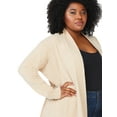 thumbnail image 3 of Sofia Jeans by Sofia Vergara Women's Plus Size Waterfall Cardigan, 3 of 6