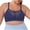 BU2, variant on Yellow Women's Solid Color Hollow Sports Shoulder Strap Gathered Large Size Underwire Bra
