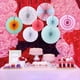 thumbnail image 3 of KAKOWELY 8 abanicos de papel colgantes para bodas, fiestas, decoración (colores surtidos), 3 of 4
