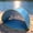 Blue, variant on Beach Tent with Pop Up Sun Shade, Portable Blue Shelter for Camping Hiking Family Trips