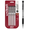 thumbnail image 1 of uni-ball Signo 207 Impact Stick Gel Pen, 4 Black Pens, 1.0mm Bold Point Gel Pens, Smooth Writing, Archival-Quality Ink, Acid-Free, Superior Comfort, 1 of 4