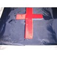 thumbnail image 2 of 3x5 Embroidered Christian Christ Cross 200D Sewn Nylon Flag 3'x5' Made in USA, 2 of 6