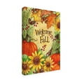 thumbnail image 2 of Trademark Fine Art 'Welcome Fall Pumpkins And Leaves' Canvas Art by Melinda Hipsher, 2 of 3
