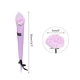 thumbnail image 2 of Uxcell Artificial Carnation Flower, Faux Flower Gifts 35cm x 5cm for Valentine's Day, Anniversary, Purple, 2 of 5