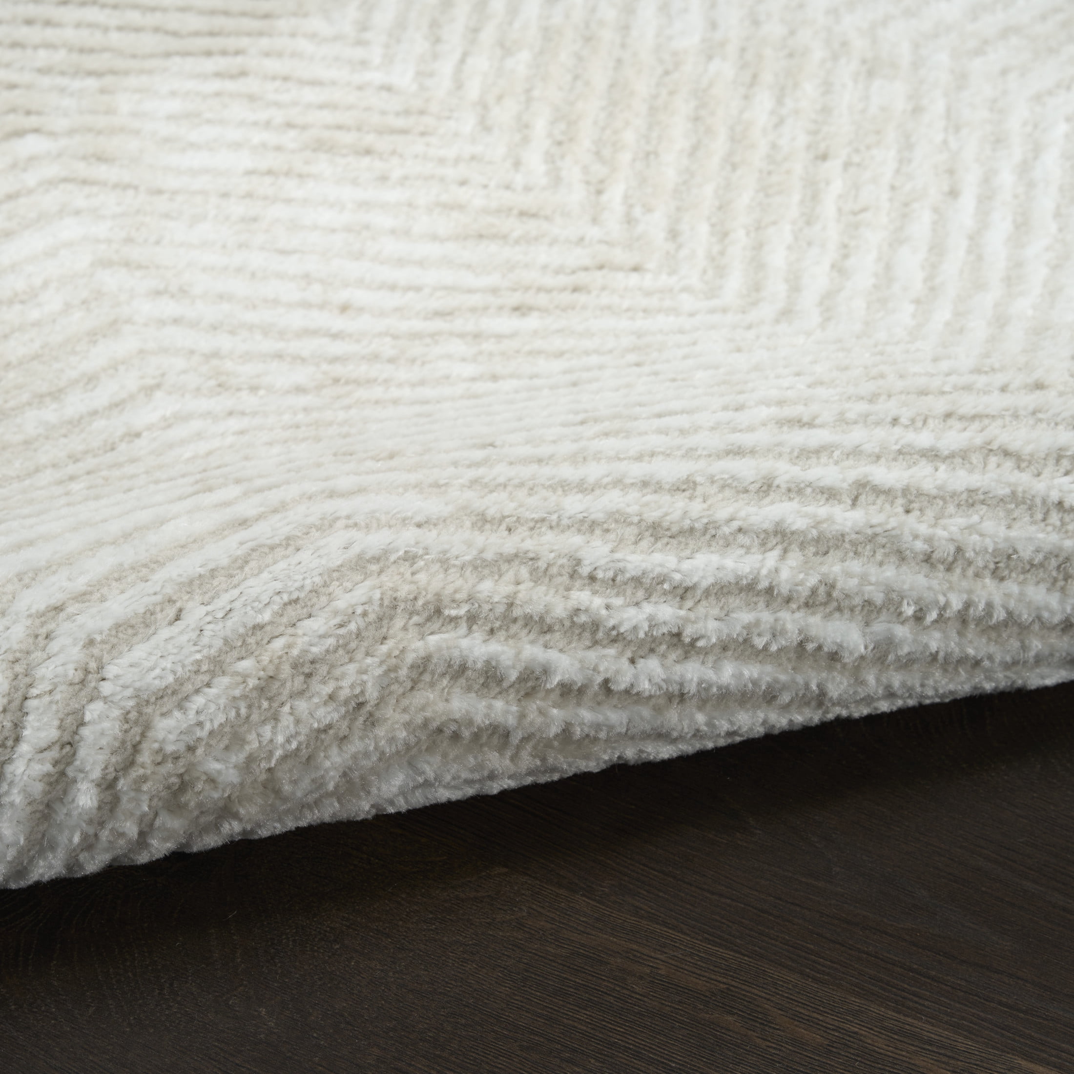 Nourison Dekor 7'10" x 9'10" Ivory Beige Modern Indoor Rug